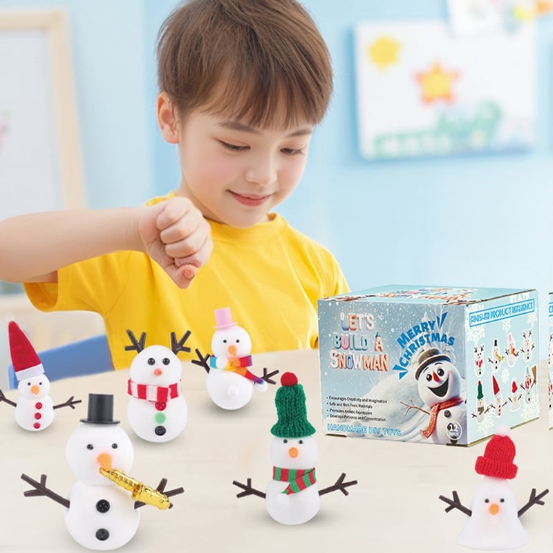 12 Pack Snowman Sets Snowman DIY Sets