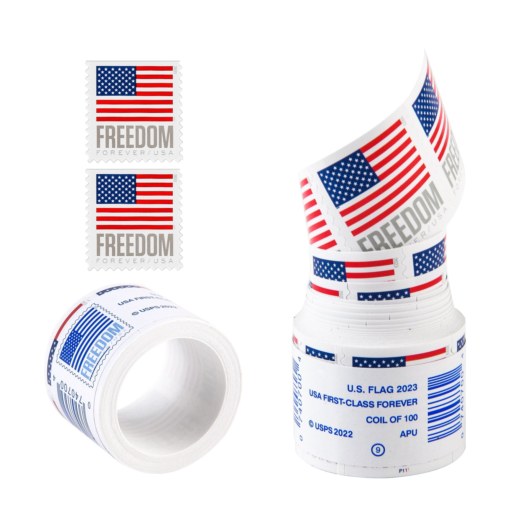 2023 US Flag First Class Forever Postage Stamps Roll of 100