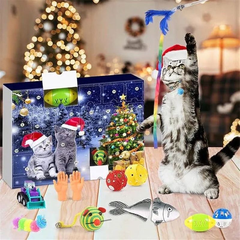 Christmas Ountdown Cat Calendar