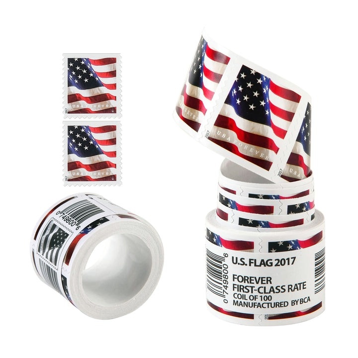 2017 US Flag Forever Stamps Coil/Roll of 100