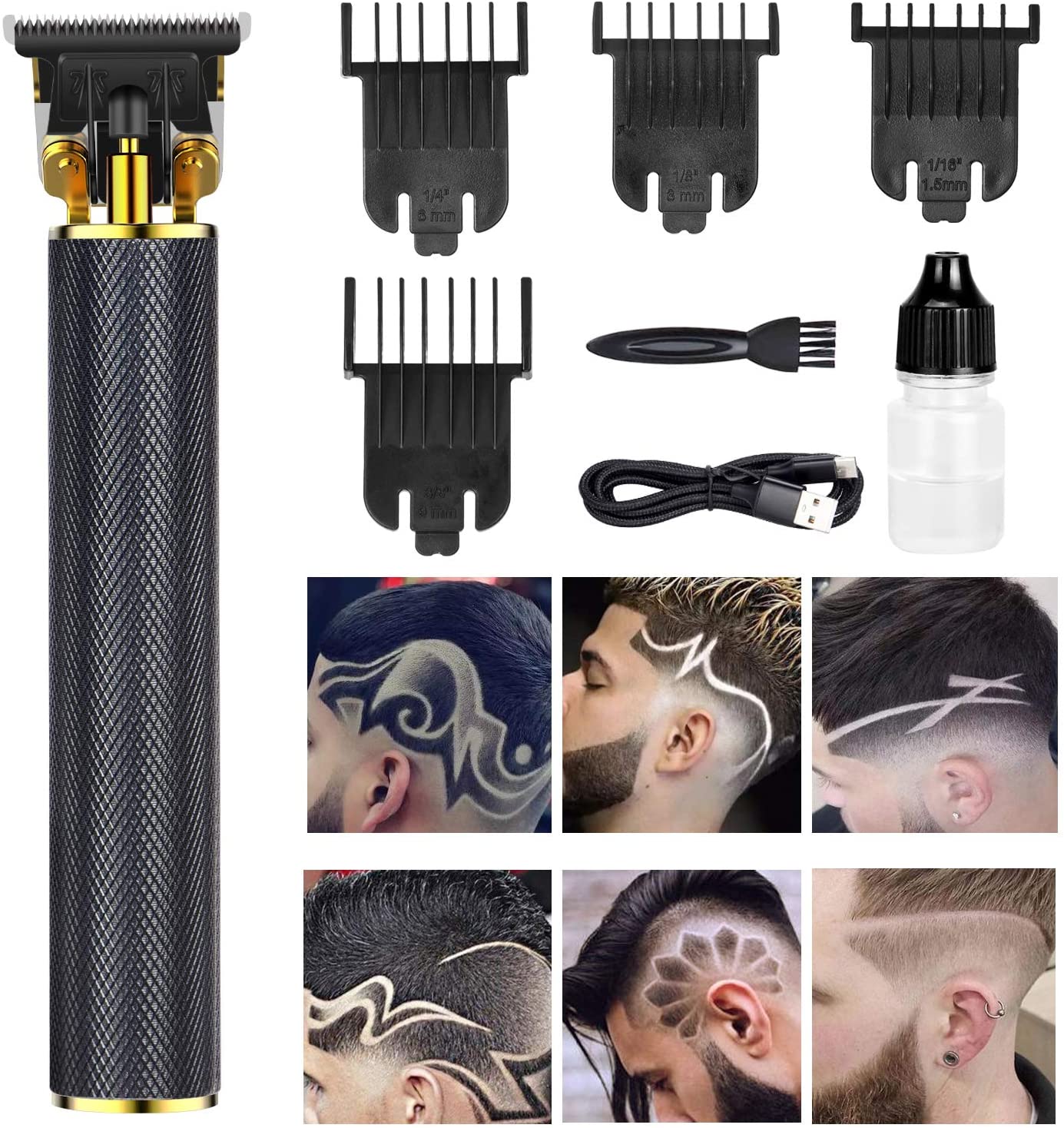 Cordless Men's Professional Trimmer Hair Clipper