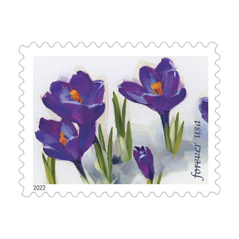 2022 USPS Snowy Beauty Forever Stamps 100Pcs/Pack