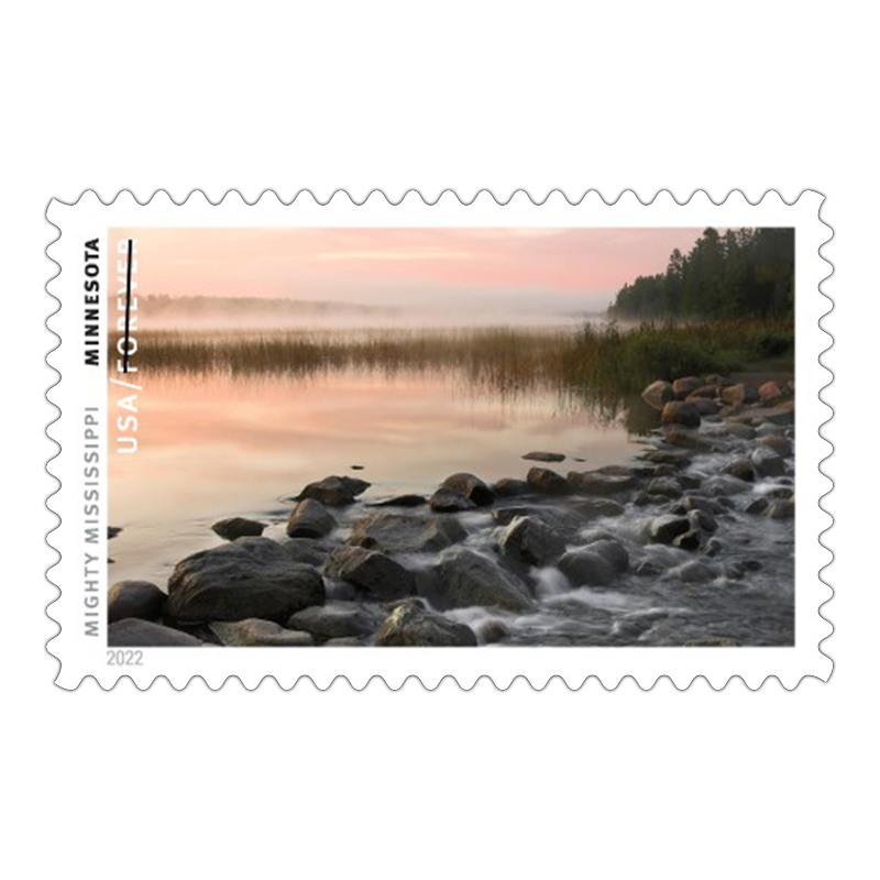 2022 USPS Mighty Mississippi Forever Stamps 50Pcs/Pack