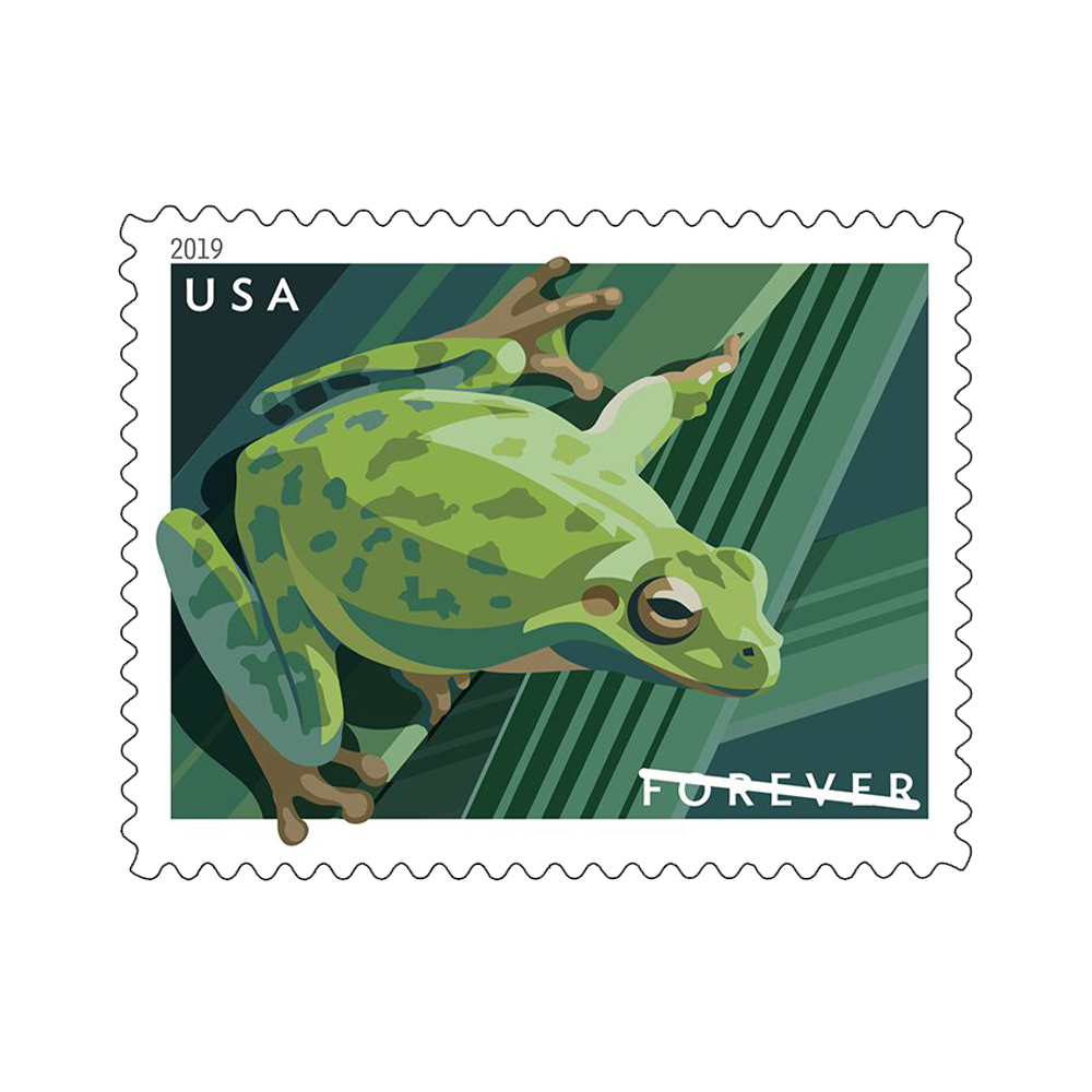 2019 USPS Frogs Forever Stamps 100Pcs/Pack