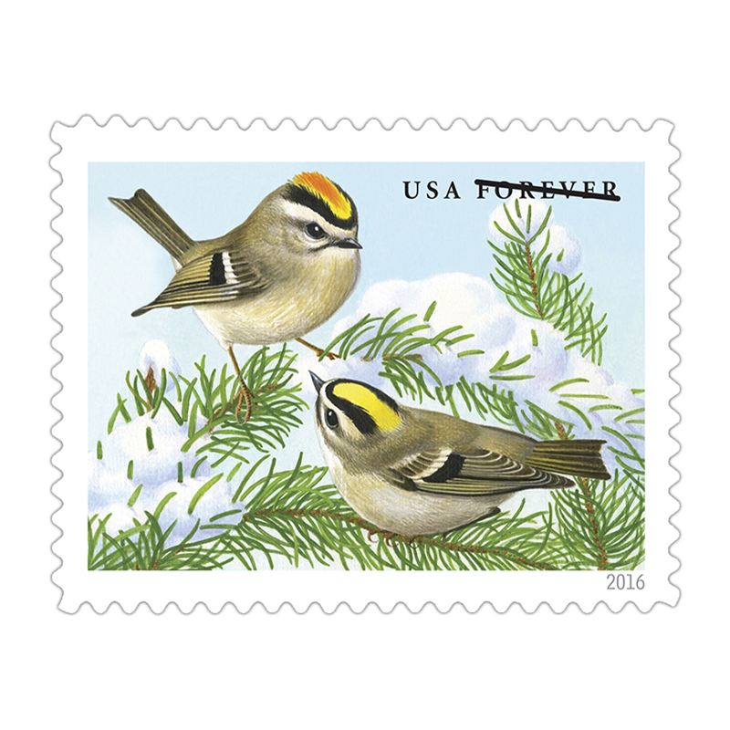 2016 USPS Songbirds In The Snow Forever Stamps 100Pcs/Pack