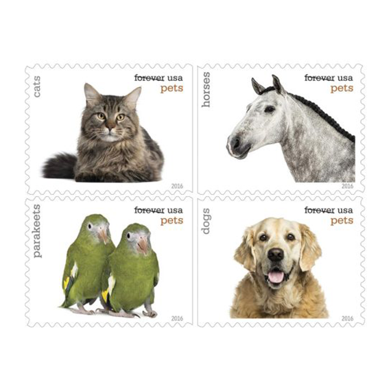 2016 USPS Pets Forever Stamps 100Pcs/Pack