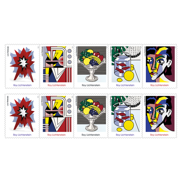 2023 USPS Roy Lichtenstein Forever Stamps 100Pcs/Pack