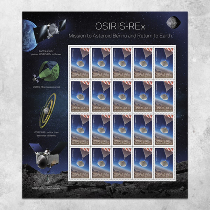 2023 USPS Osiris-Rex Asteroid Mission Forever Stamps 100Pcs/Pack
