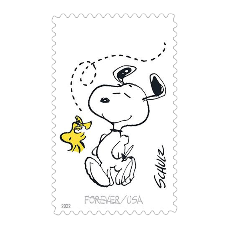 2022 USPS Peanuts Forever Stamps 100Pcs/Pack