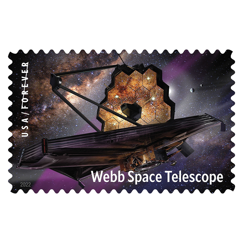 2022 USPS James Webb Space Telescope Forever Stamps 100Pcs/Pack