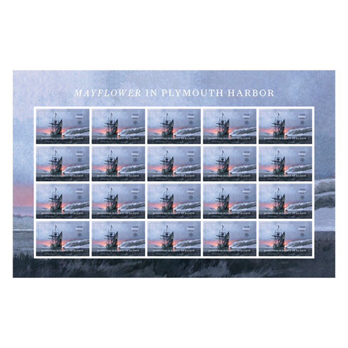 2020 USPS Mayflower In Plymouth Harbor Forever Stamps 100Pcs/Pack