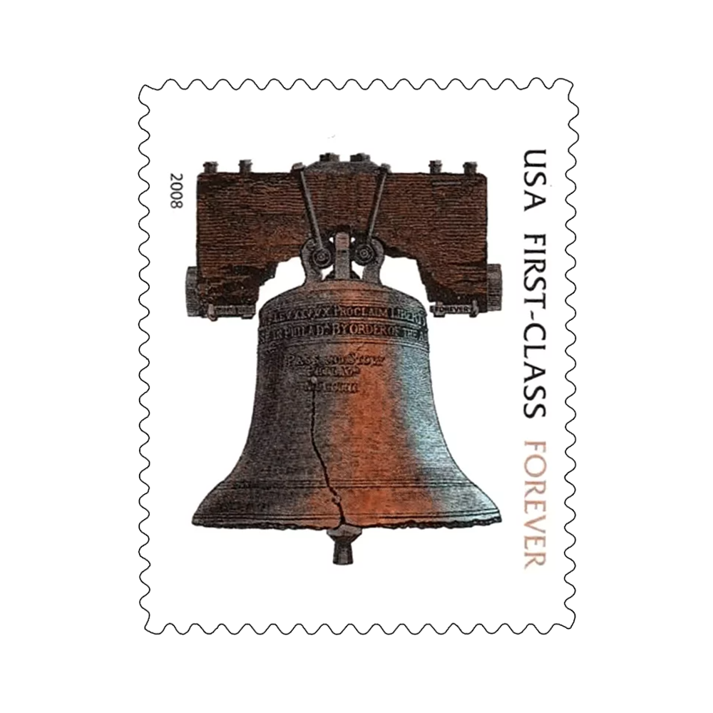 2008 USPS Liberty Bell First-Class Forever Stamps 100Pcs/Pack