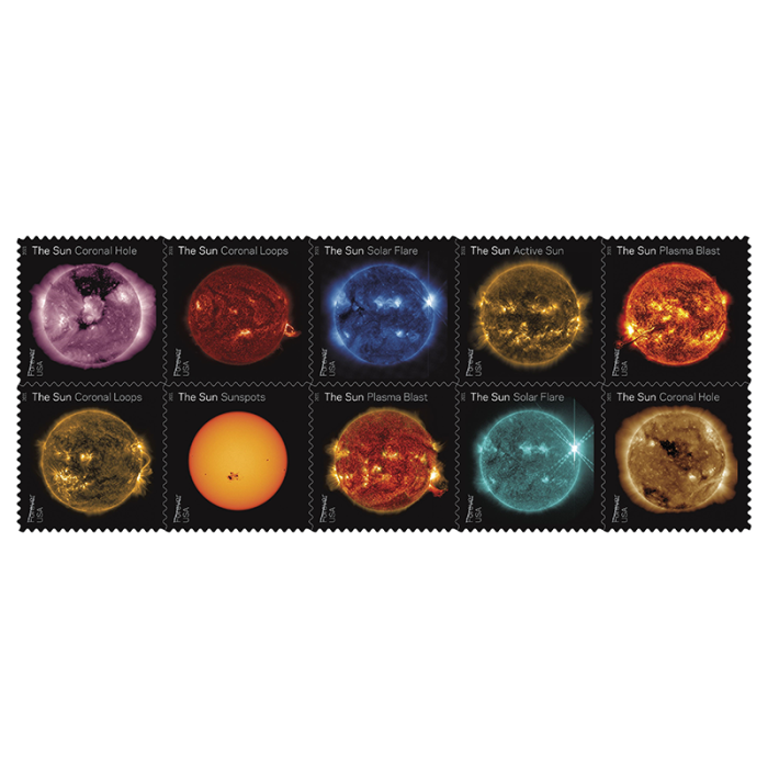 2021 USPS Sun Science Forever Stamps 100Pcs/Pack