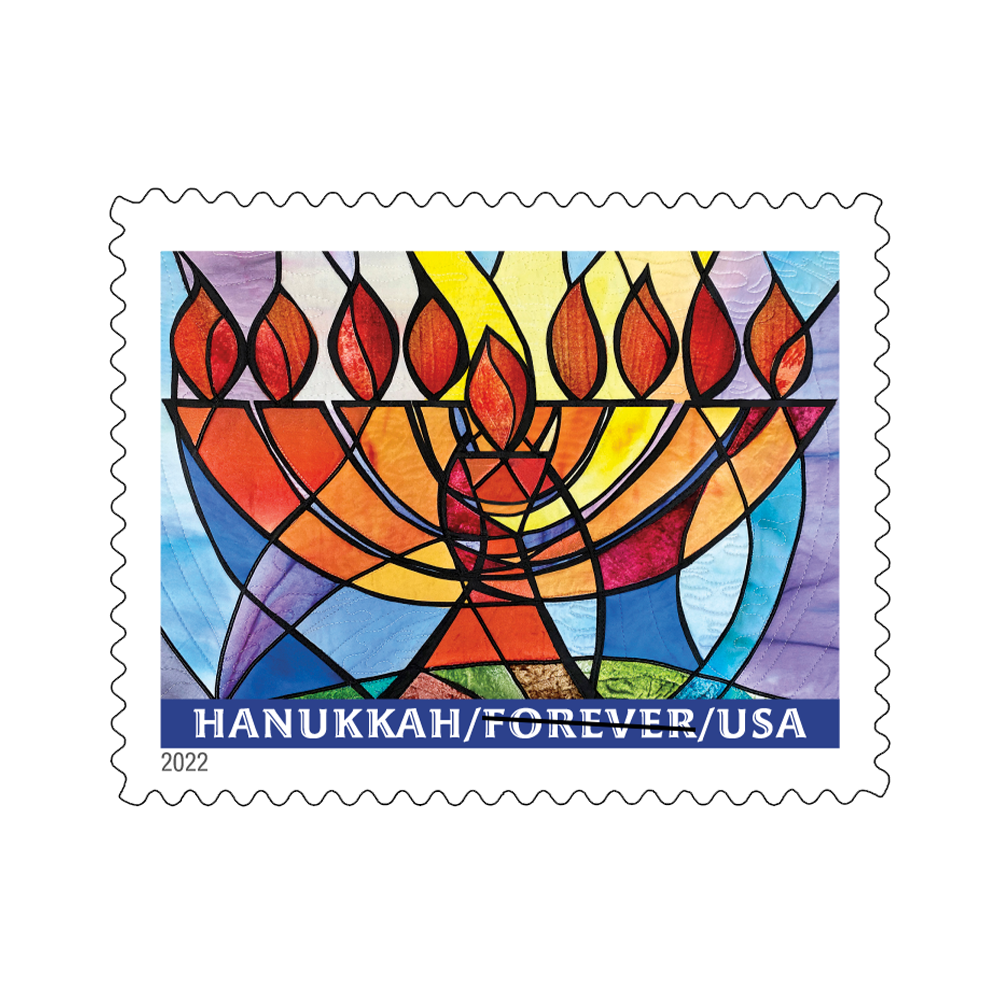 2022 USPS Hanukkah Forever Stamps 100Pcs/Pack