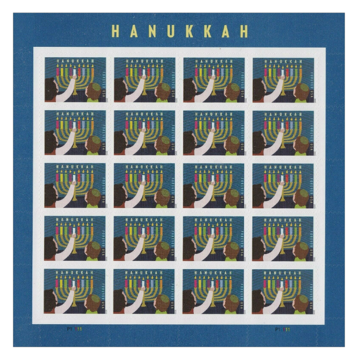 2020 USPS Hanukkah Forever Stamps 100Pcs/Pack