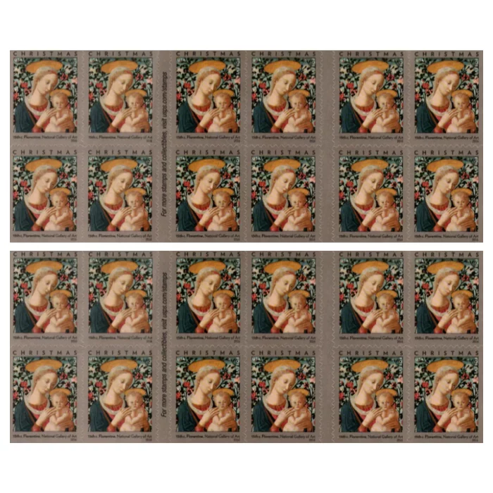 2016 USPS Florentine Madonna And Child Holiday Forever Stamps 100Pcs/Pack