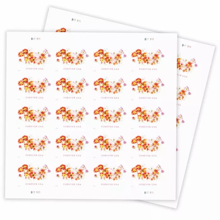 2022 USPS Tulip Forever Stamps 100Pcs/Pack