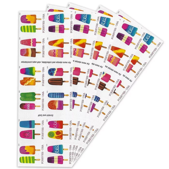2018 USPS Frozen Treats Forever Stamps 100Pcs/Pack