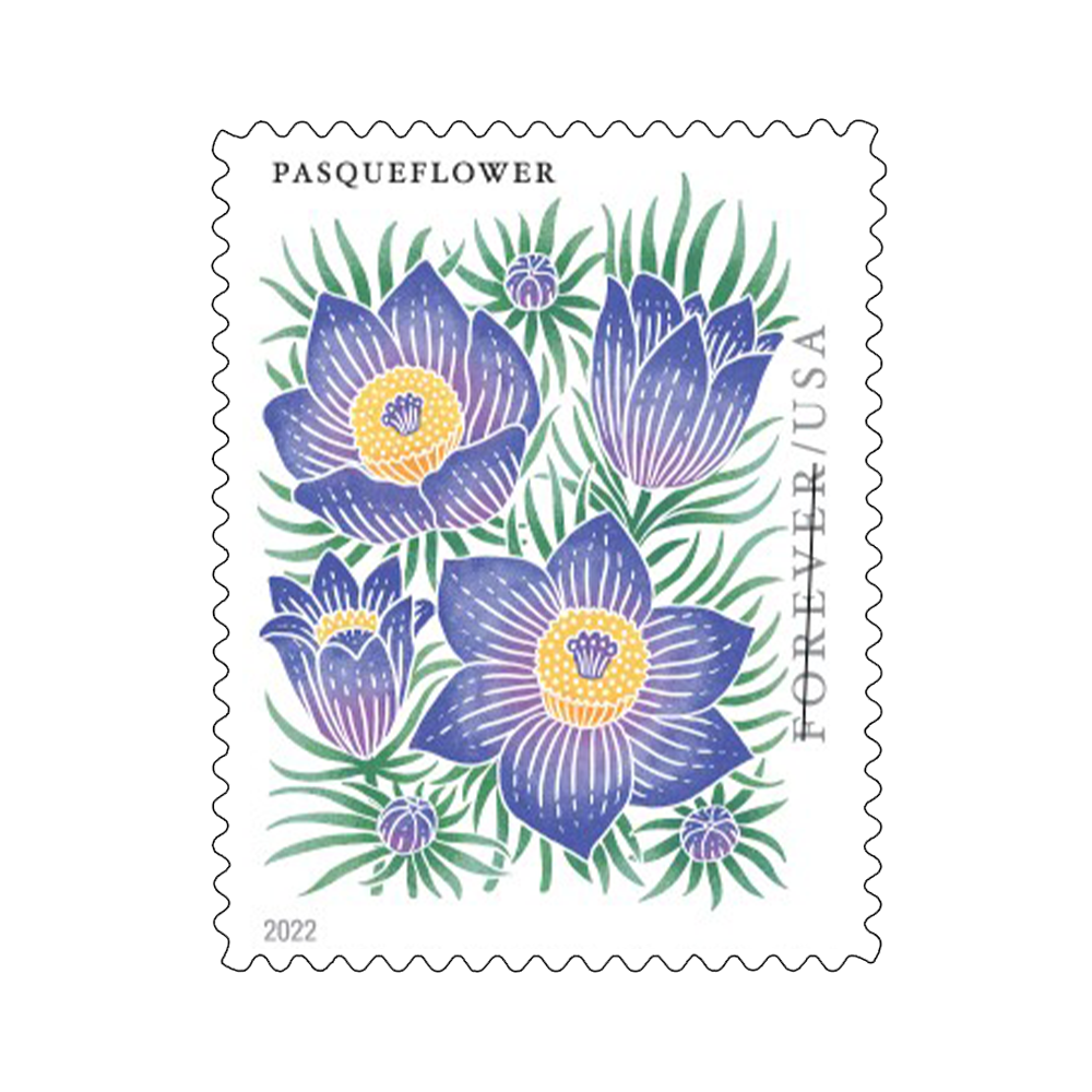 2022 USPS Mountain Flora Forever Stamps 100Pcs/Pack