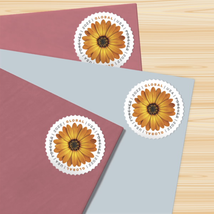 2022 USPS African Daisy Global Forever Stamps 100Pcs/2Packs