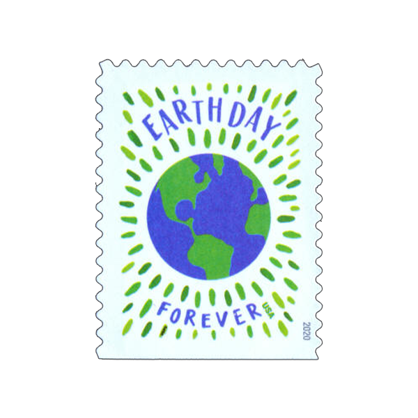 2020 USPS Earth Day Forever Stamps 100Pcs/Pack