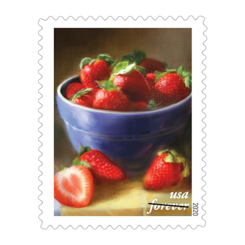 2020 USPS Fruits & Vegetables Forever Stamps 100Pcs/Pack