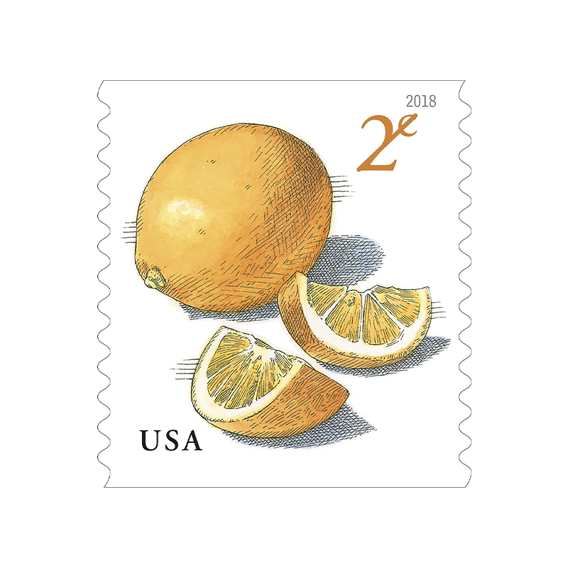 2018 USPS Meyer Lemons Postage Stamps 100Pcs/Pack