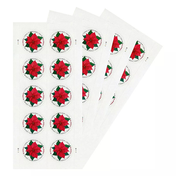 2018 USPS Global Poinsettia Forever Stamps 100Pcs/2Packs