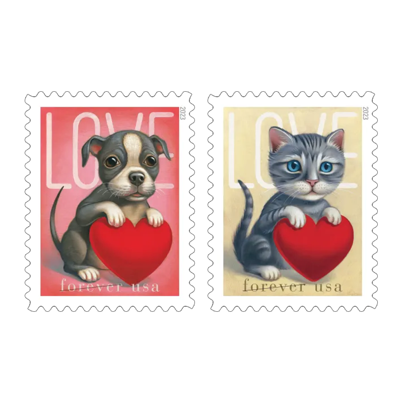 2023 USPS Love Forever Stamps 100Pcs/Pack