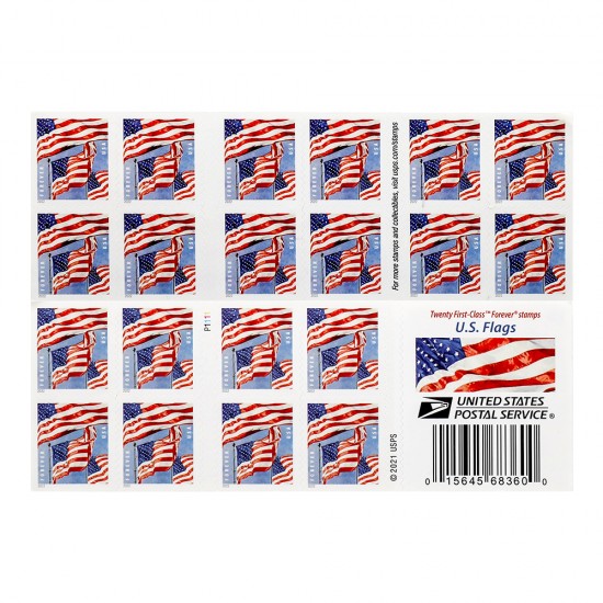 2022 US Flag Forever Stamps Coil/Roll of 100