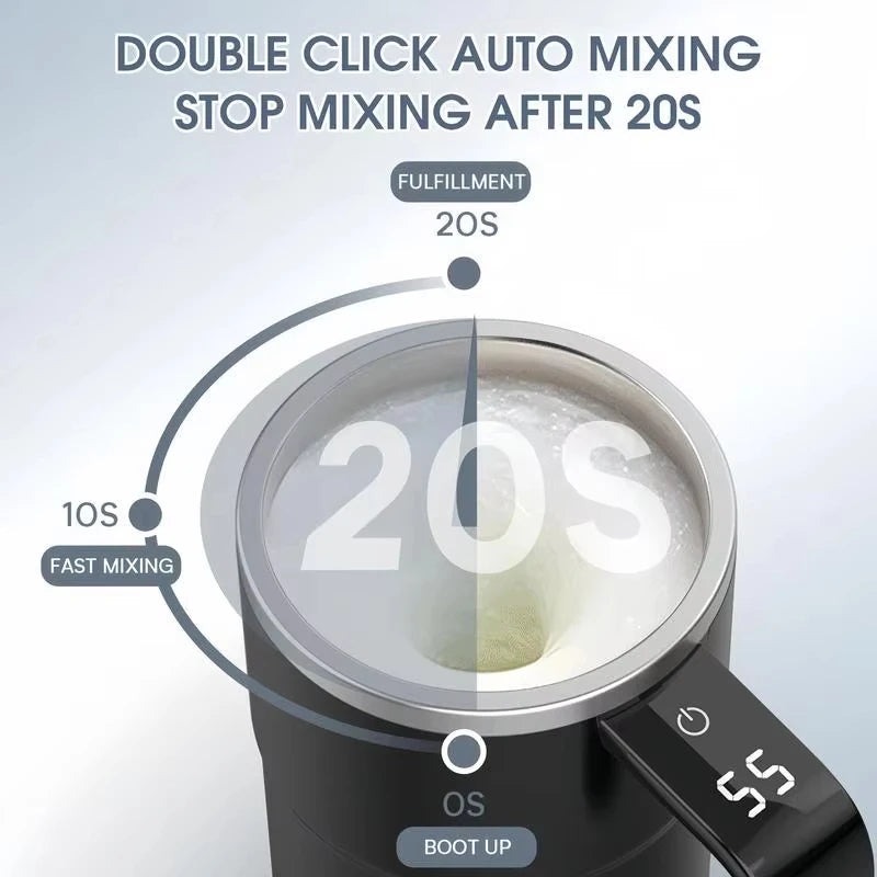 Self-Stirring Mug with Intelligent Temperature Display 380ml