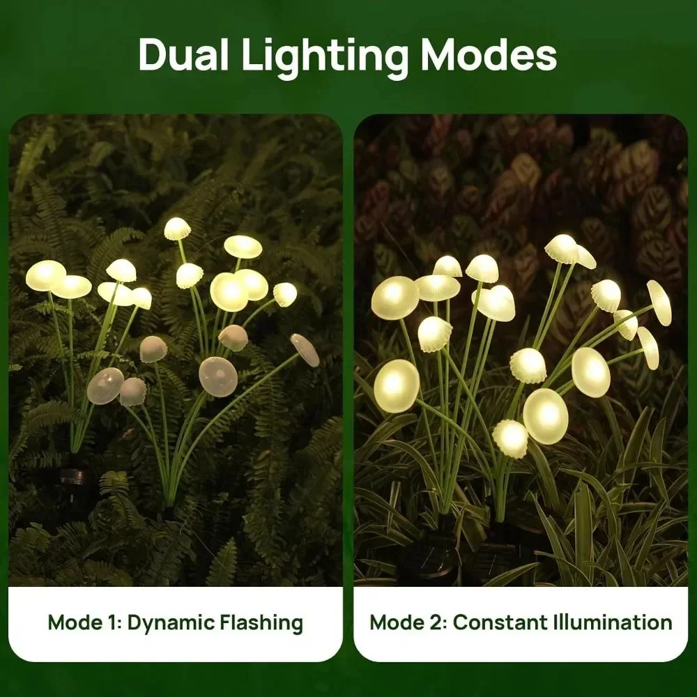 solar-powered firefly lights